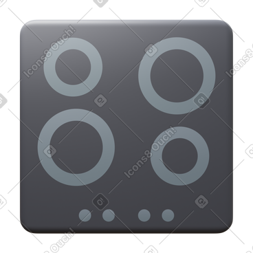 Electric stovetop PNG, SVG