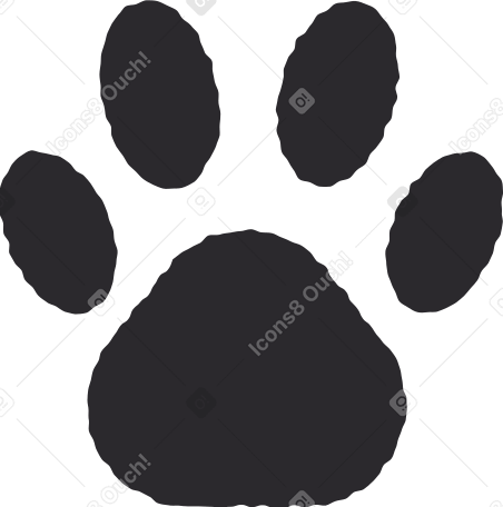 paw print Illustration in PNG, SVG