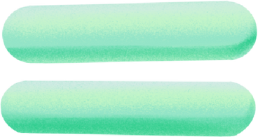 two green thick rounded stripes PNG, SVG