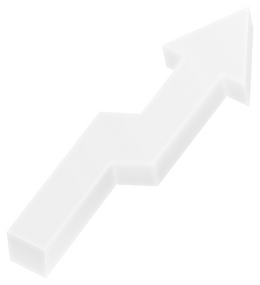 Grey glass arrow PNG, SVG