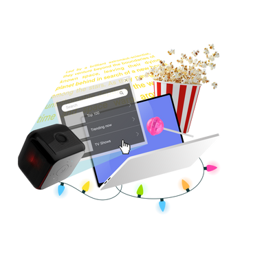Watching a movie using a projector PNG, SVG