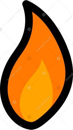 пламя свечи в PNG, SVG