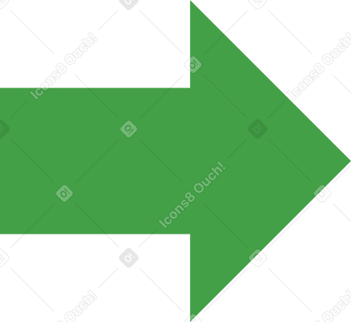 Flecha verde PNG, SVG