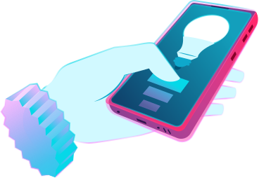 hand with phone PNG, SVG