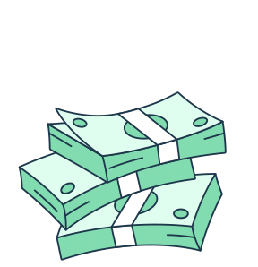 animated stack of money