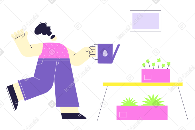 Home garden Illustration in PNG, SVG