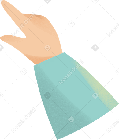 hand pointing at something PNG、SVG