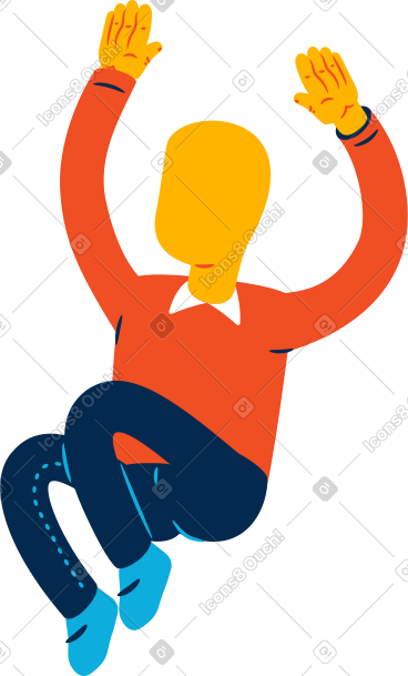 Man jumping PNG, SVG