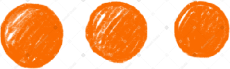 three orange dots PNG、SVG