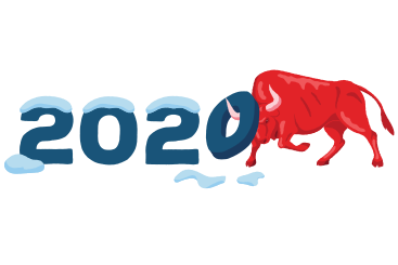 Начни 2020 в PNG, SVG