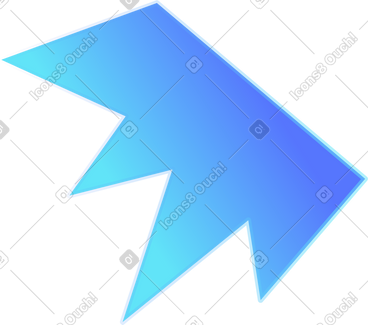 Blue shape PNG, SVG