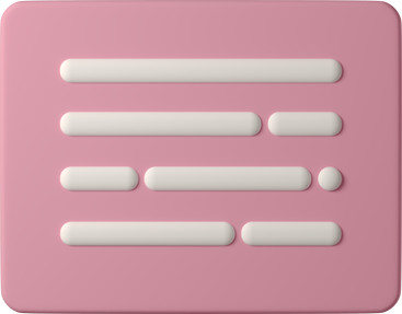 pink text box with white lines PNG, SVG