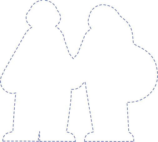 silhouettes Illustration in PNG, SVG