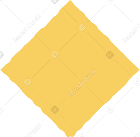 rhombus yellow Illustration in PNG, SVG