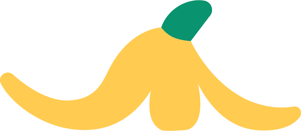 バナナの皮 のpngとsvgでのイラスト