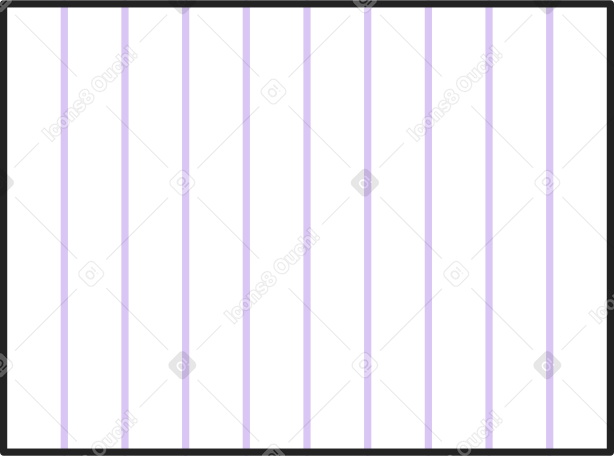 striped box Illustration in PNG, SVG