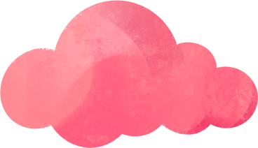 big pink cloud PNG, SVG