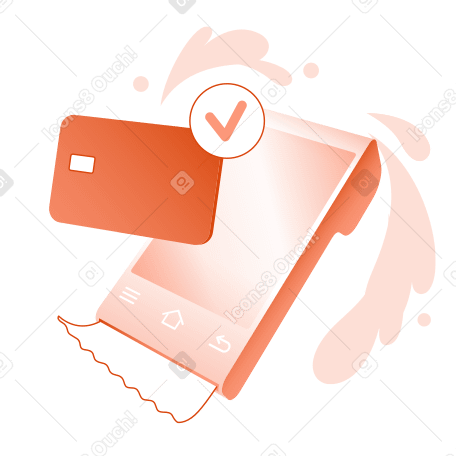 카드와 단말기를 이용한 탭투페이 PNG, SVG