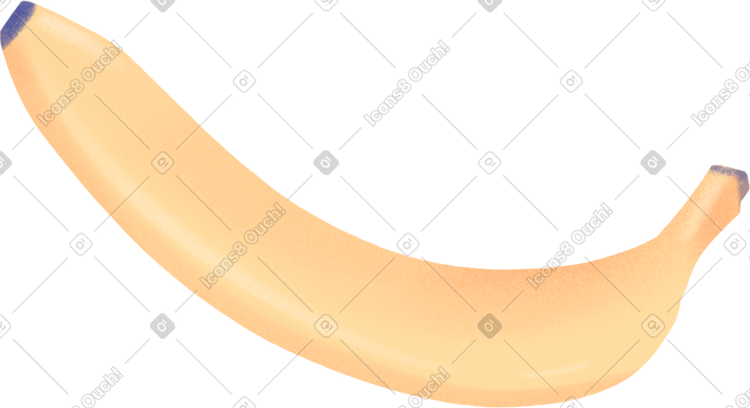 yellow banana PNG, SVG