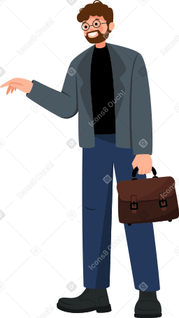 man worker Illustration in PNG, SVG