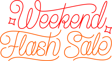 lettering weeknd flash sale with stars text PNG, SVG