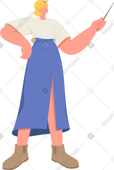 有指针的女人 PNG, SVG