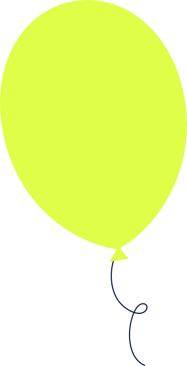 Green balloon PNG, SVG