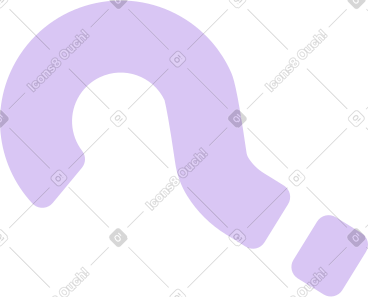 Lilac question PNG, SVG