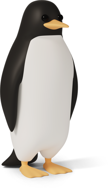 big penguin PNG, SVG