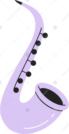 Саксофон в PNG, SVG