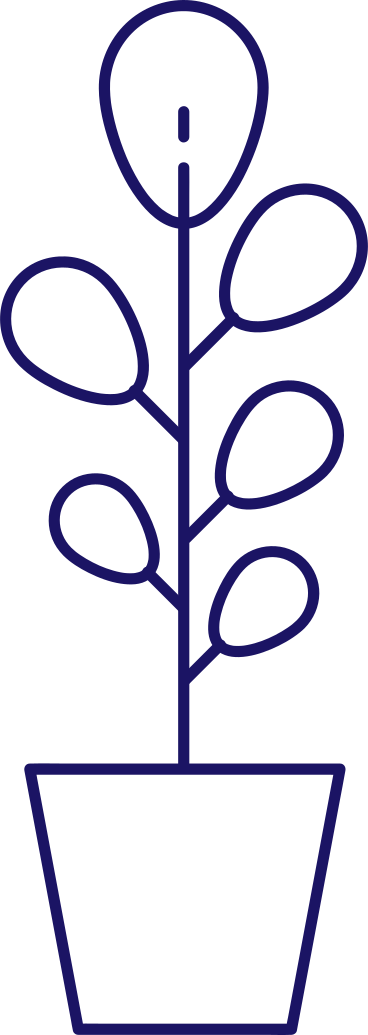 냄비에 잎이 있는 꽃 PNG, SVG