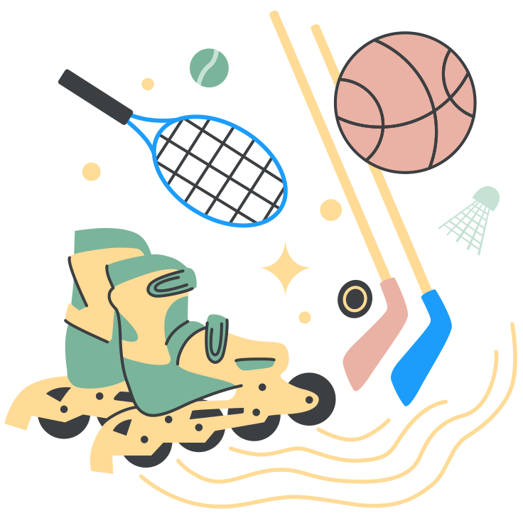 Illustrations vectorielles Tennis
