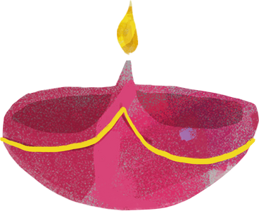 diwali candle PNG, SVG
