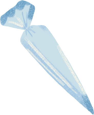 pasty bag of cream PNG, SVG