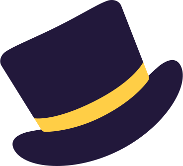 magician hat PNG, SVG