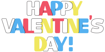 lettering happy valentine's day! PNG, SVG