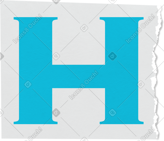 collage capital letter h PNG, SVG