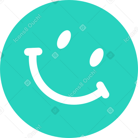 smile green Illustration in PNG, SVG