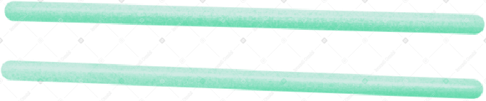 Due strisce di testo verdi PNG, SVG