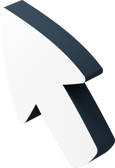 Weißer cursor mit schwarzem schatten PNG, SVG