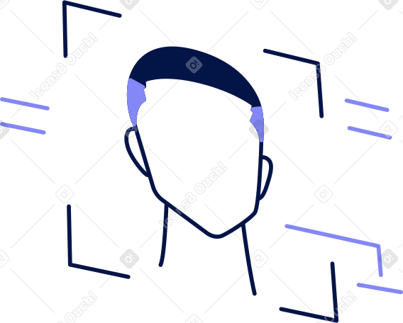face recognition PNG, SVG