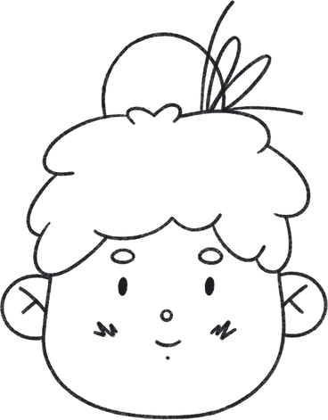 girl with a bow PNG, SVG