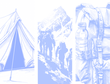 ハイキングの背景 PNG、SVG