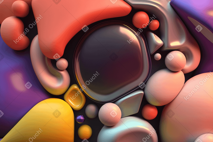 multicolored abstract background Illustration in PNG, SVG