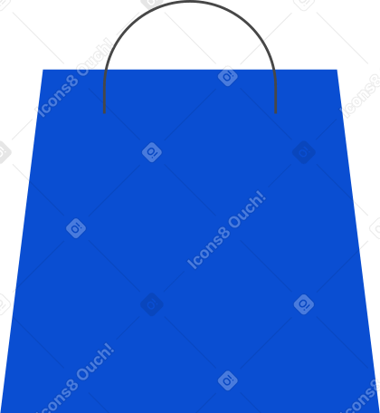 синий пакет в PNG, SVG