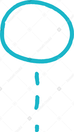 синий речевой пузырь в PNG, SVG