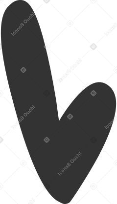 two black leaves Illustration in PNG, SVG