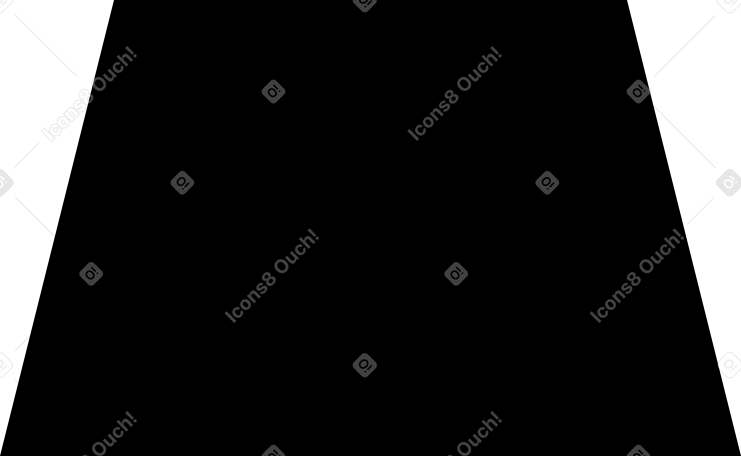 trapez schwarz PNG, SVG