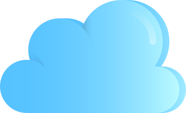 blue white gradient cloud PNG, SVG