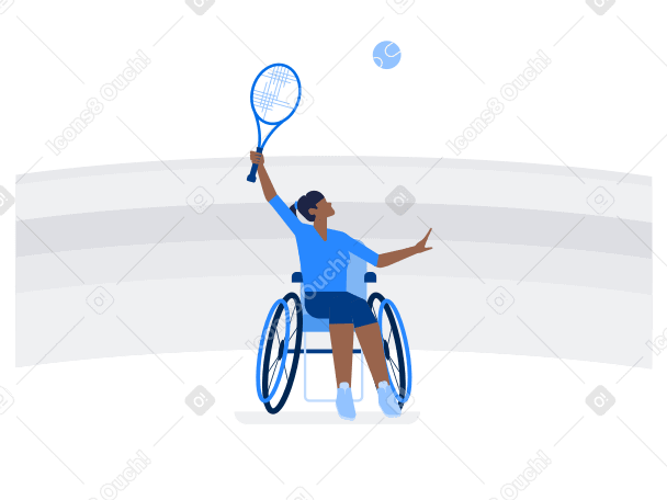 Paralympic games Illustration in PNG, SVG